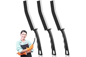ANOEPUY 3Pcs Crevice Cleaning Brush, Gap Cleaning Brush, Hard Bristle Crevice Cleaning Brush, Bathroom Gap Cleaning Brush, Grout Cleaner Brush, Multifunctional Crevice Gap Brush Cleaning Brush