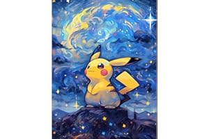 EIBEILI Diamond Painting Kits for Adults, Cartoon 5D Diamond Art Kits for Beginner DIY Full Drill Diamond Dots Crystal Craft Kits for Home Wall Decor Gifts 11.8x15.7 inch