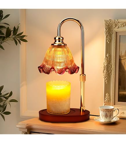 thumbnail image 2 of Candle Warmer Lamp With Timer Dimmable, Birthday Gifts For Women Mom House Warming Gifts New Home Decor Wax Melt Warmer For Jar Candles 2 of 13