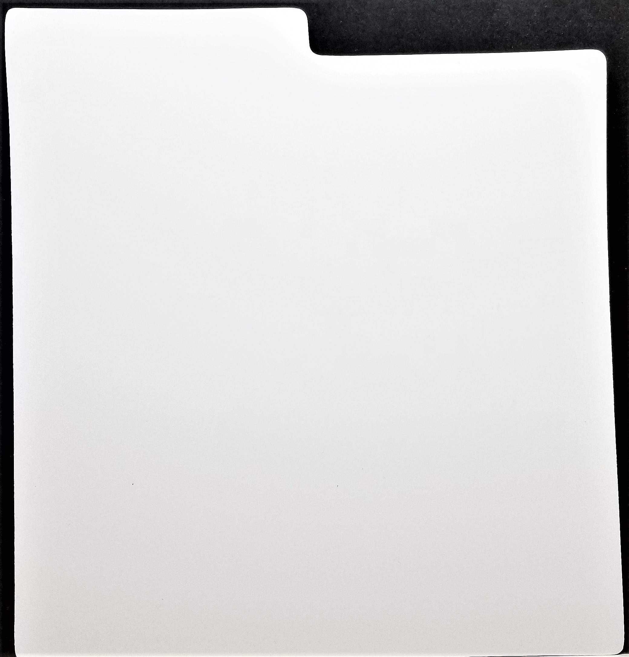Sleevie Wonder 3 Dividers for 12" Records .040 Thick White Plastic Cards with Index Tab to Organize Vinyl 33rpm LP Albums discos de vinilo (+ 1 Free dj Magnet)