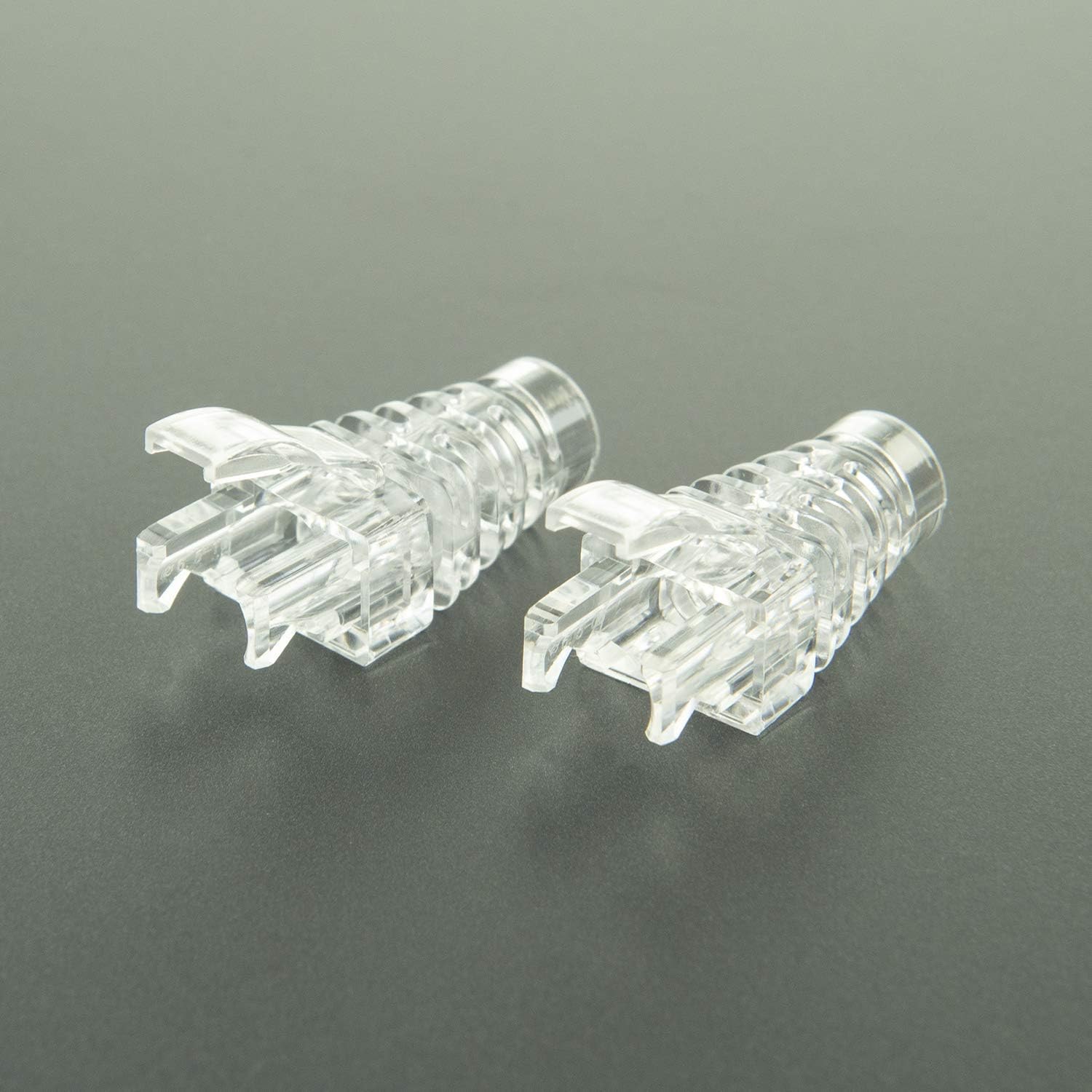 LINKUP - Cat6 RJ45 Easy Pass Thru Connector Boot, xEZ Through boots - 55 pcs, 6.5mm OD, 24-26AWG - Image 4