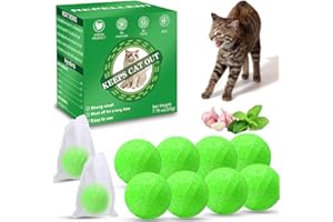 GIANAC Cat Repellent Outdoor, 10 Pack Natural Peppermint Oil Cat Deterrent Outdoor Indoor Keep Feral Cats Out of Yard Garden Lawn