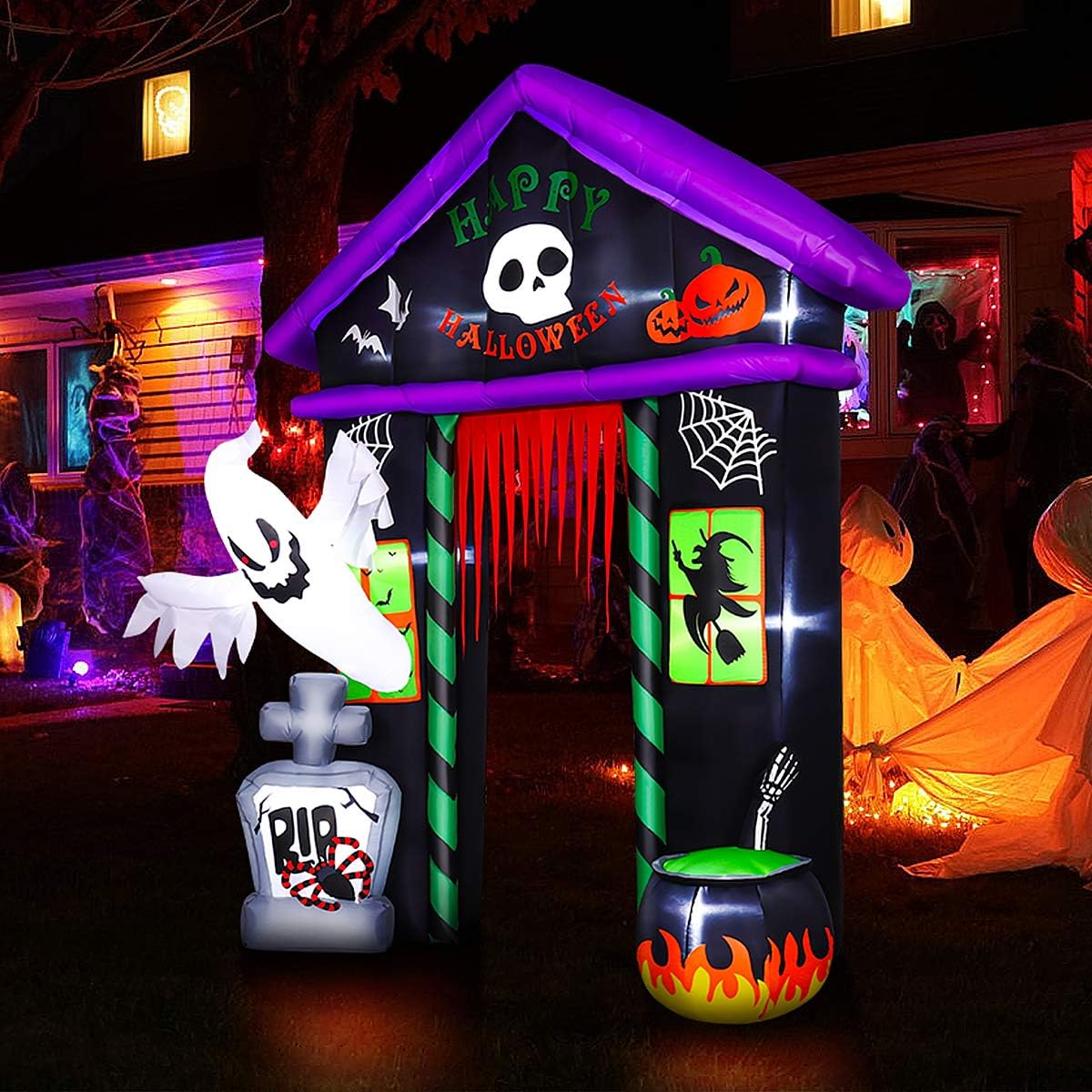 Inflatable Decoration For Holiday Party, 9 FT Tall Halloween Inflatable