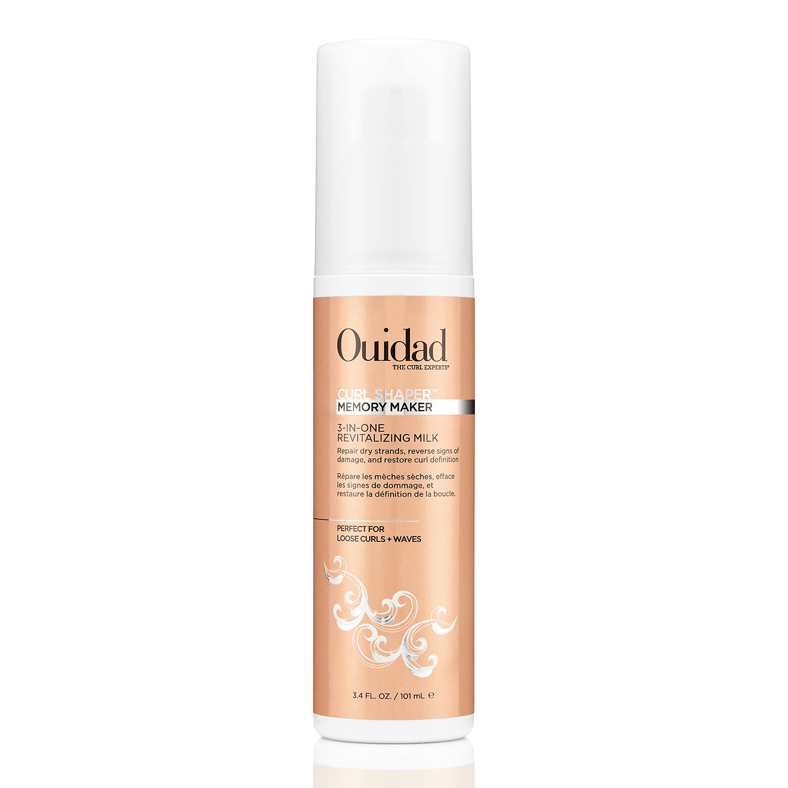 Ouidad Curl Shaper Memory Maker 3 in 1 Revitalizing Milk, Use As Pre Styling Primer, Leave In Conditioner or Treatment, Infused With Coconut Milk and Vitamin B5 to Help Restore Curl Definition 101ml