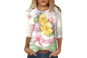 UOCUFY 2024 St Patricks Day Sweatshirts Women Long Sleeve Crewneck Shirts Cute Shamrock Outfit Oversized Irish Tops