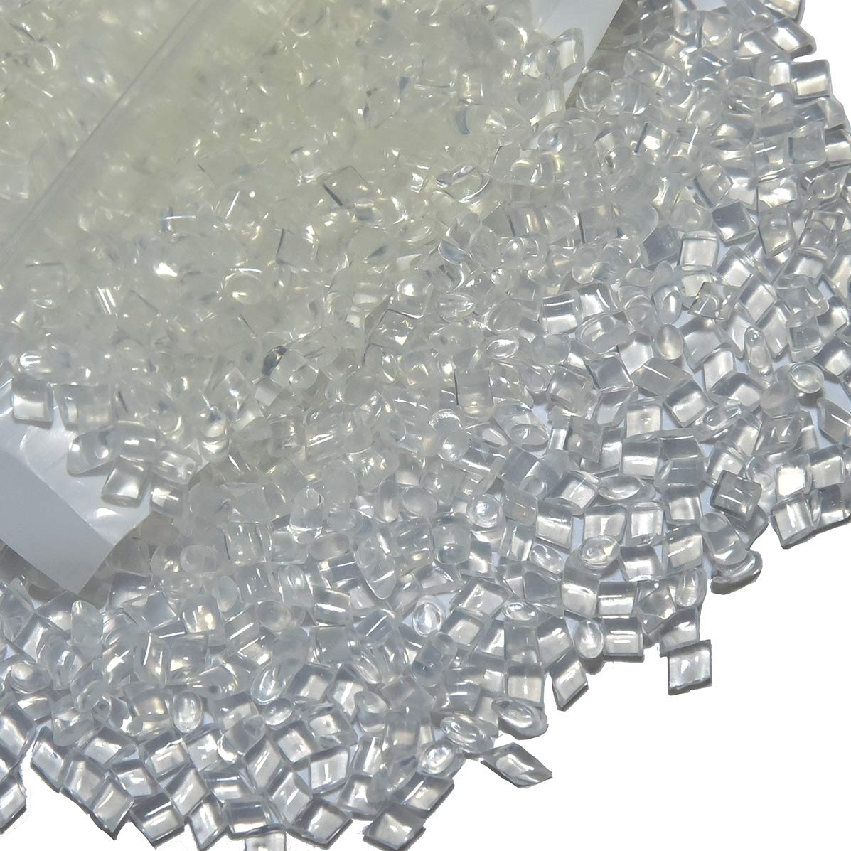 CNFCO 100g/200g/500g/1000g Italian Fusion Keratin Glue Tips Pellets Granules Beads for Making Hair Extensions - Transparent (200g)