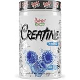 Psycho Pharma Creatine &ndash; 5g Premium Micronized Creatine Monohydrate per Serving | Strength, Power &amp; Muscle Support (Blue Razz) 75 Servings