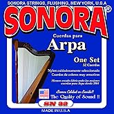 Sonora Strings - SN32 -Harp Set 32 Strings - Arpa Set 32 Cuerdas - Made In USA - The Quality of Sound