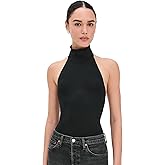 commando Women's Ballet Turtleneck Halter Thong Bodysuit