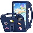 YRH for Lenovo Tab M11 Case 11 inch (TB330FU/TB330XU), Kids EVA Shockproof Cover for Lenovo M11 Tablet Case, with Stand Handle Cartoon Figures,Navy