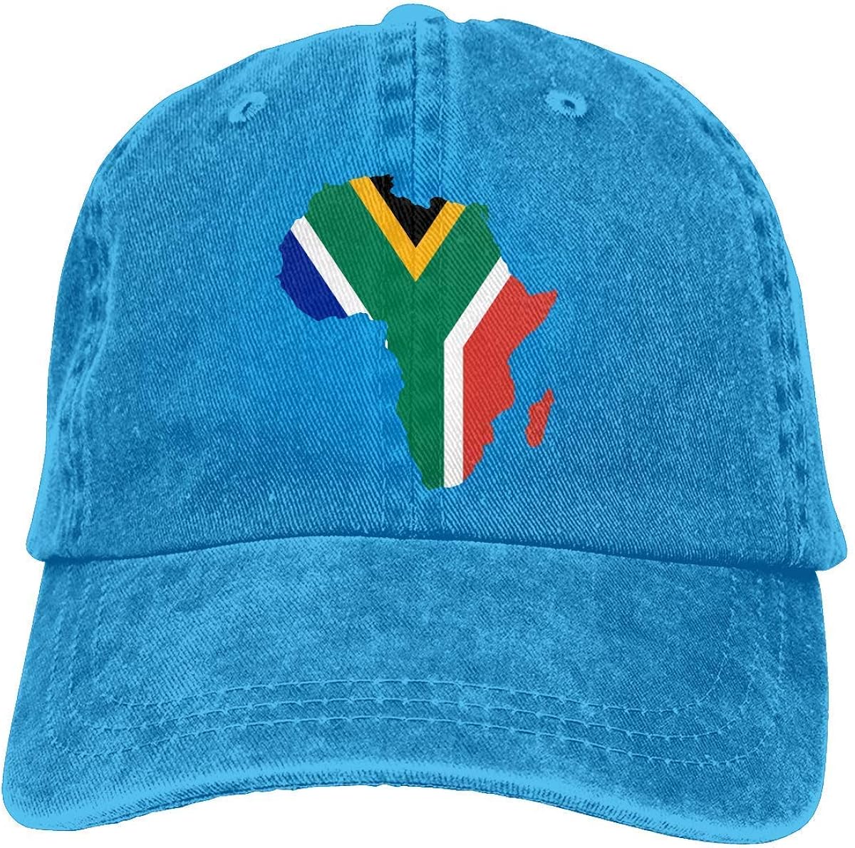 fenrris65 Baseball Cap for Men Women, South African Flag Africa Map