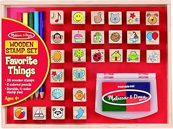 Melissa \u0026 Doug Wooden Stamp Set 