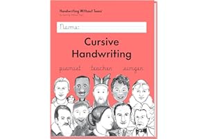 Learning Without Tears Cursive Handwriting Student Workbook, Age 8+, 3rd Grade+, Handwriting Practice, Writing Book, School &