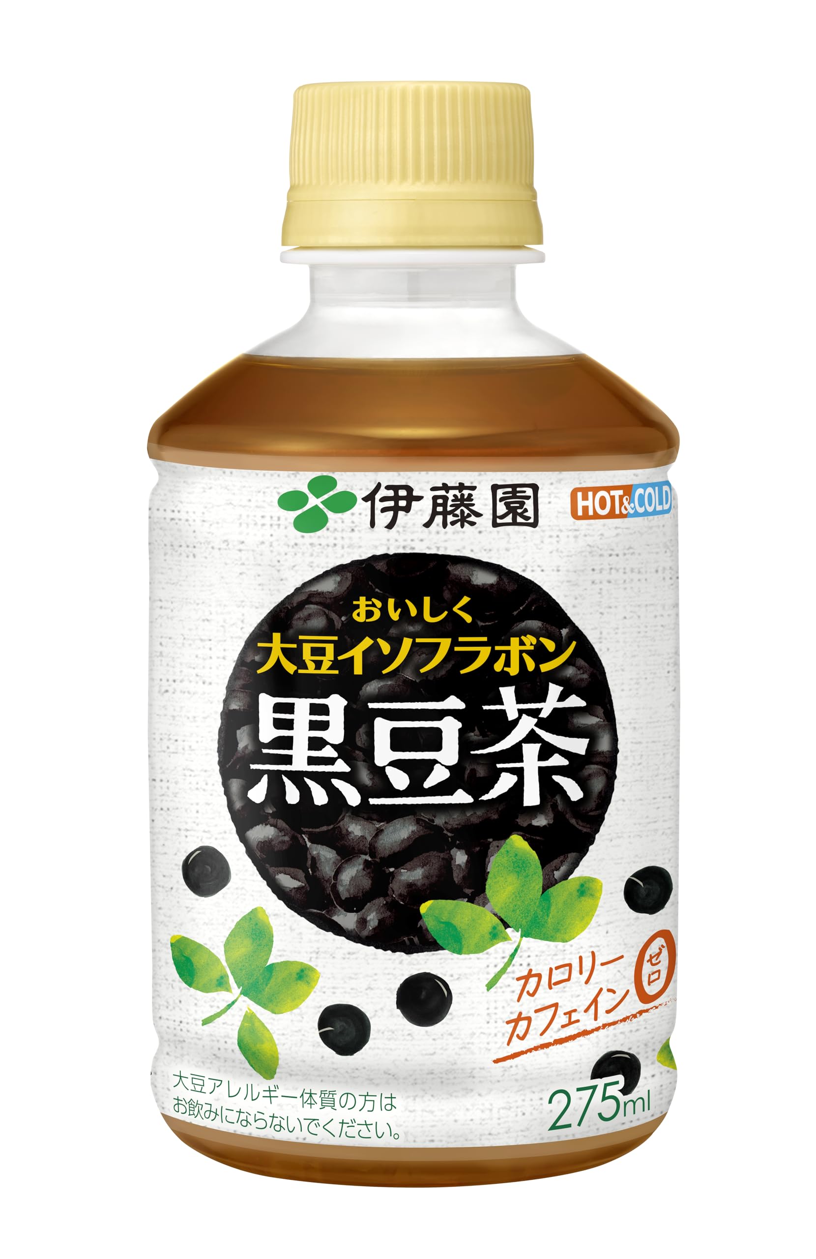 伊藤園 黒豆茶 おいしく大豆イソフラボン 275ml×24本 (レンチン対応)商品画像
