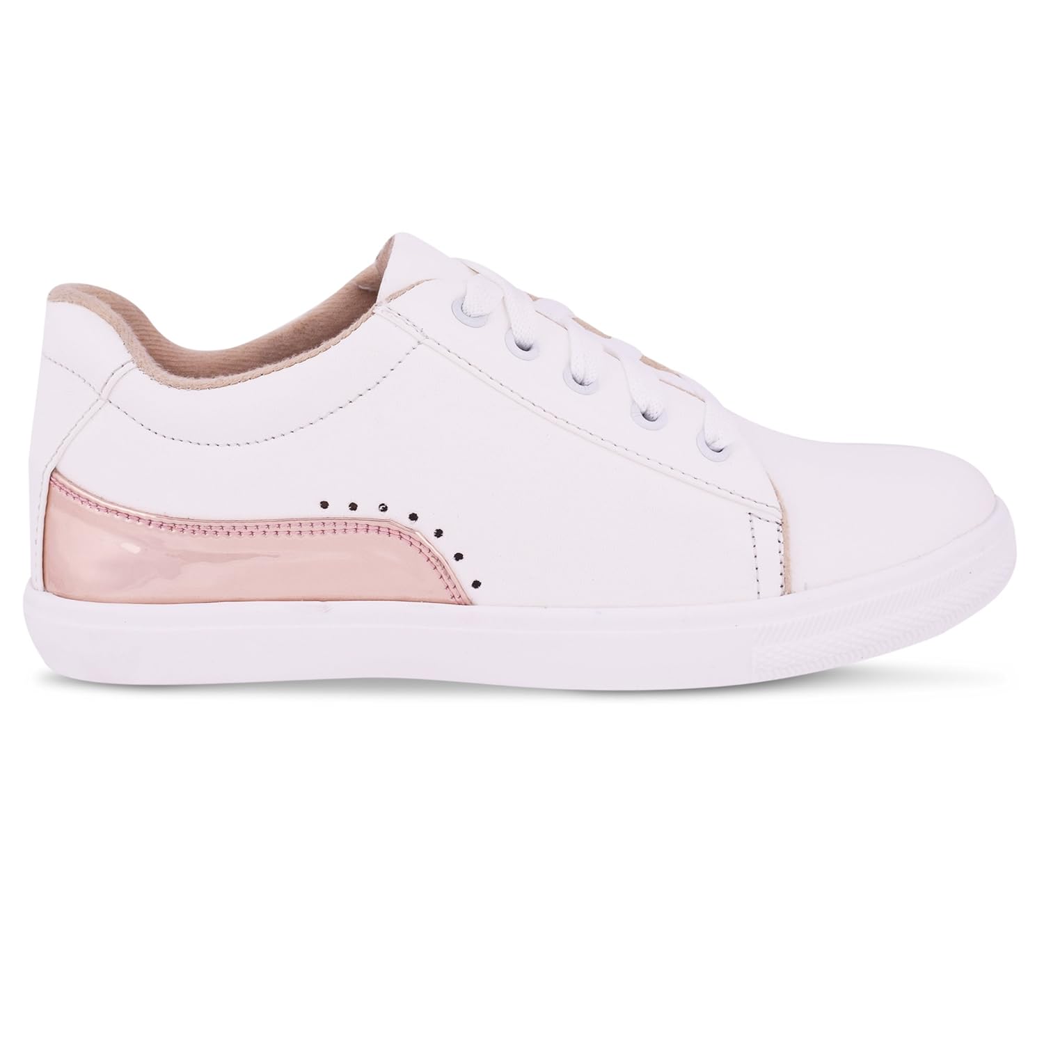 zovim women's fashionable white sneakers shoes for women and girls