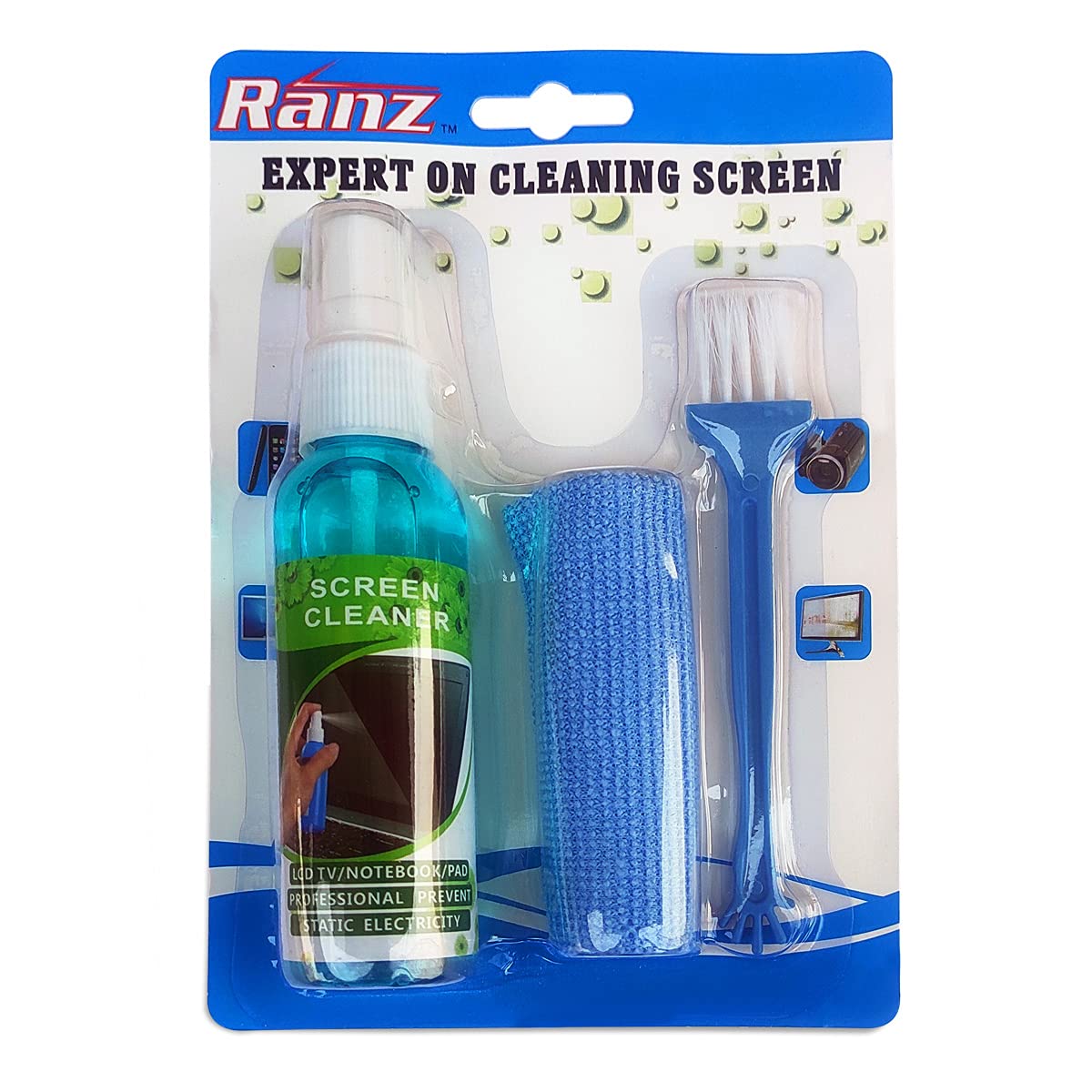 Buy Ranz™ Screen Cleaning Kit for PC, Laptop, Monitor, Mobile, Computer