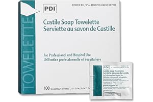 PDI Castile Soap Towelettes, 1 Box of 100