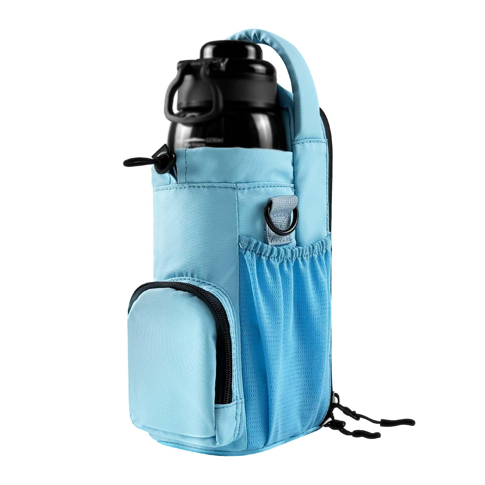 Magnetische Gym Bag – 3 Starke Magnete – Flaschenhalter Für 0,5–1,9 L – Wasserdicht – Mit Handyfach Und Schultergurt