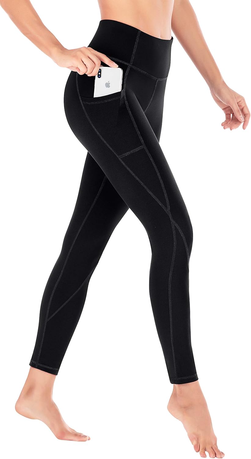 Heathyoga Yoga Pants for Women with Pockets High Waisted Leggings with Pockets for Women Workout Leggings for Women: Clothing