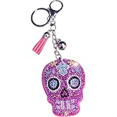 Popfizzy Rhinestone Keychains for Women and Girls, Bling Purse Charms, Birthday Gifts for Her, Backpack Key Chain, Bag Charms