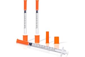 SUPER REPAIRMAN 0.5 ml/cc Jeringa 30G 5/16 Inch U-100, Individual Package Pack of 25