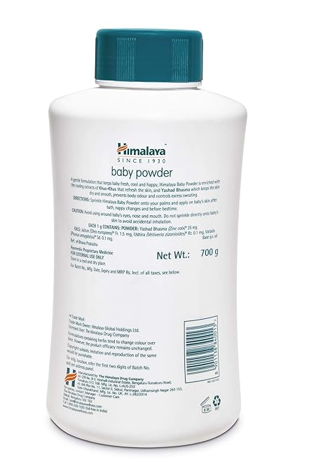 himalaya baby powder contents
