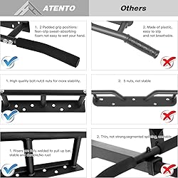 ATENTO Pull Up Bar for Doorway, Wall Mounted