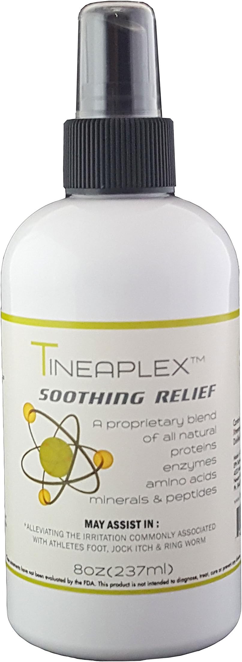 Tineaplex Spray | Soothing All Natural Anti fungal Relief for Athletes Foot, Jock Itch and Ring Worm (8oz)