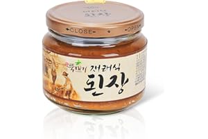 DDUKBAEGI FOOD 100% Korean Traditional Fermented Soybean Paste Doenjang 0.99 Lb / 1.9 Lb 된장 (450g / 0.99Lb)