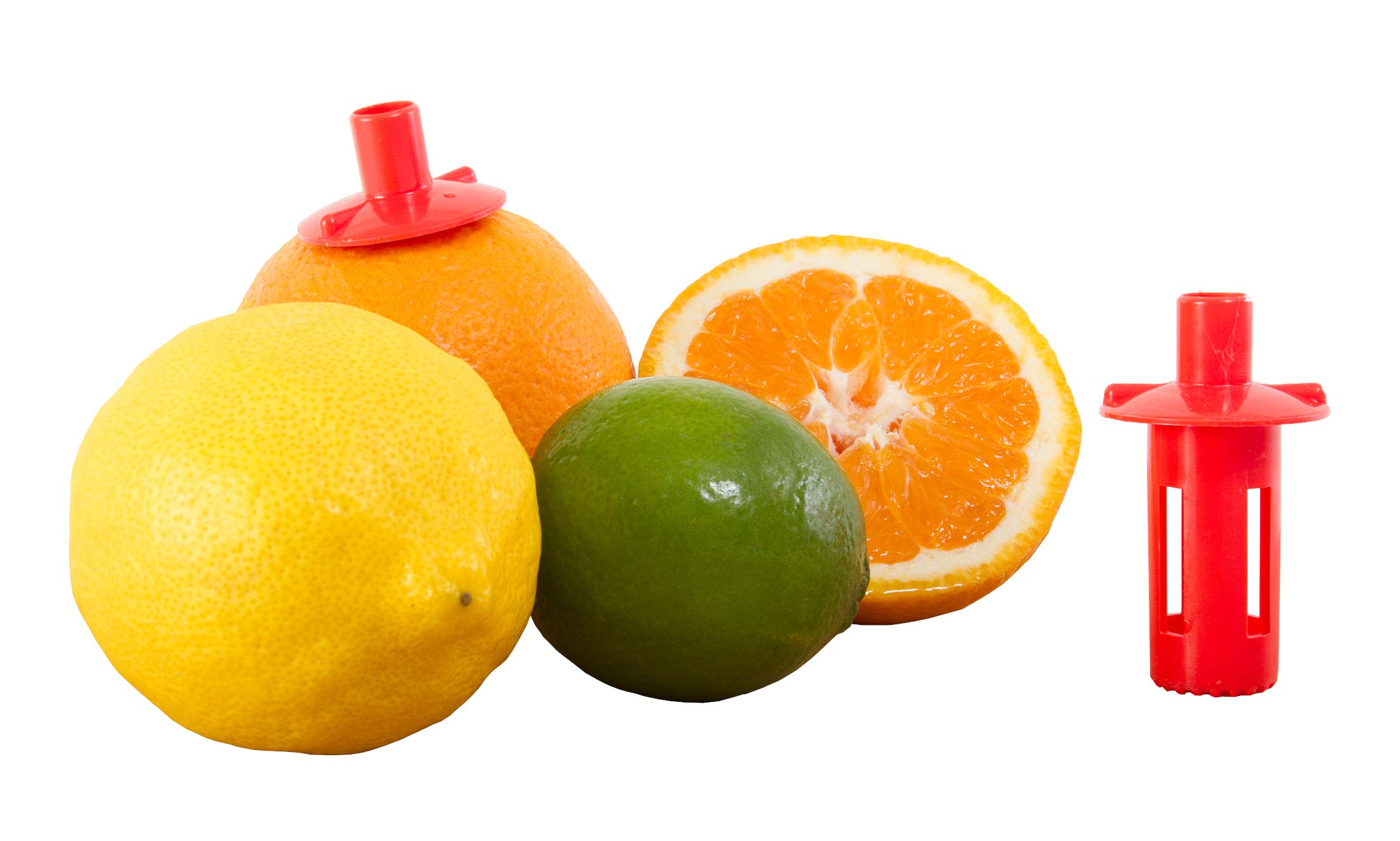 Kitchen + Home Citrus Tap – Portable Lemon Lime Juicer, Orange Citrus Spout and Jalapeño Corer – 3 Pack