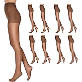 L'eggs Everyday Women's Standard-Panty Sheer Toe Pantyhose for All Day Comfort, 100% Nylon