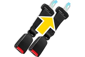 ROJAJIS 2 Pack Pads Extension Cover for Seat Belt, Give Your Shoulder Comfortable and Convenient (14 inch)