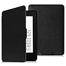 FINTIE SlimShell Case for Kindle Paperwhite - The Thinnest and Lightest Cover With Auto Sleep/Wake for All-New Amazon Kindle Paperwhite (Fits All 2012, 2013, 2015 and 2016 Versions), Black