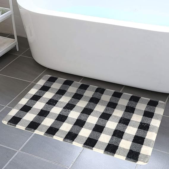 Amazon.de: HAOCOO Badezimmerteppich, 70 x 90 cm, Büffelmuster, Samt