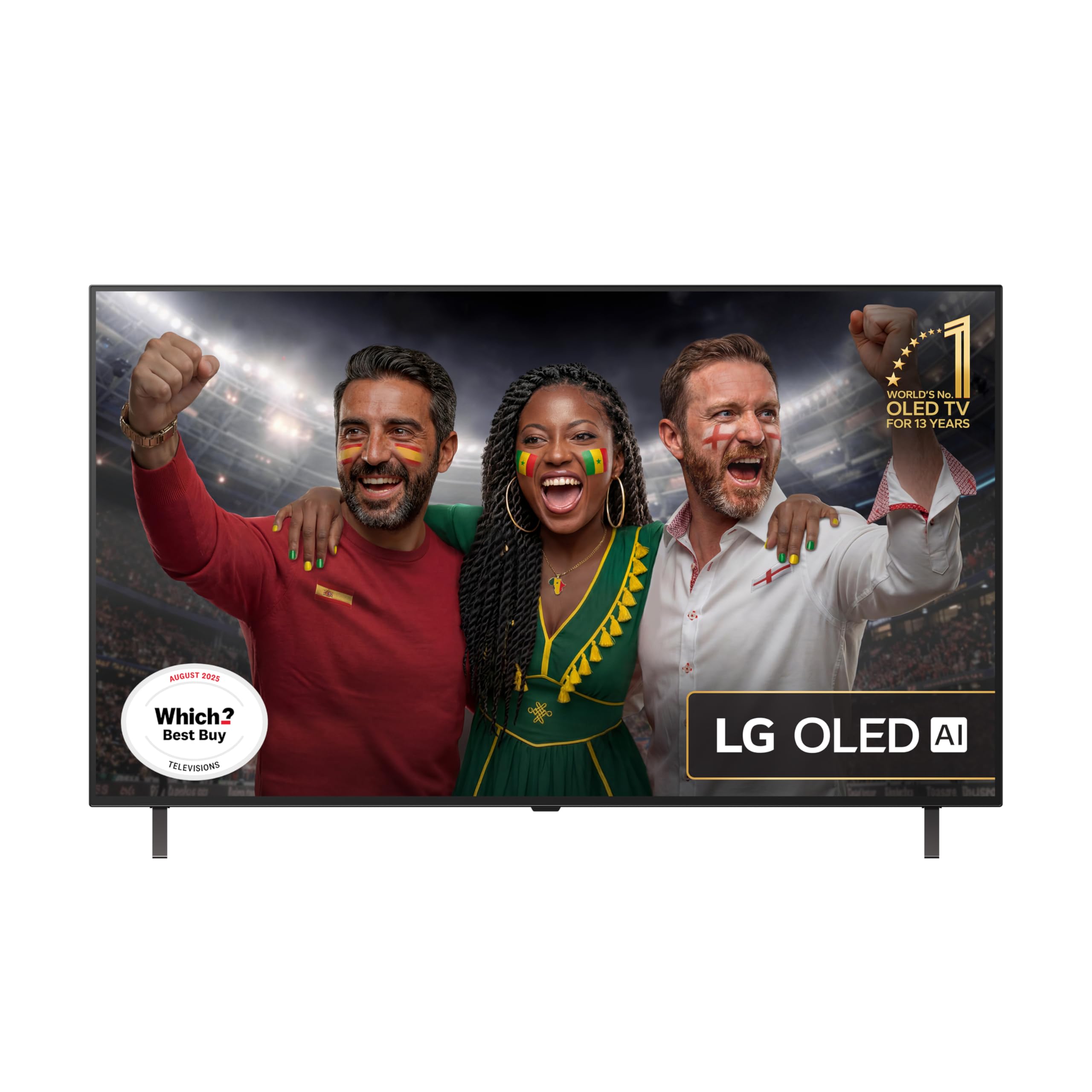 LG OLED55B56LA 55-Inch OLED 4K UHD Smart TV, B5 Series, (α8 AI Processor, Dolby Atmos, Freeview Play and Amazon Alexa, 120Hz) [Model 2025]