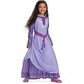 Asha Costume, Deluxe Official Disney Wish Costume with Full Length Dress