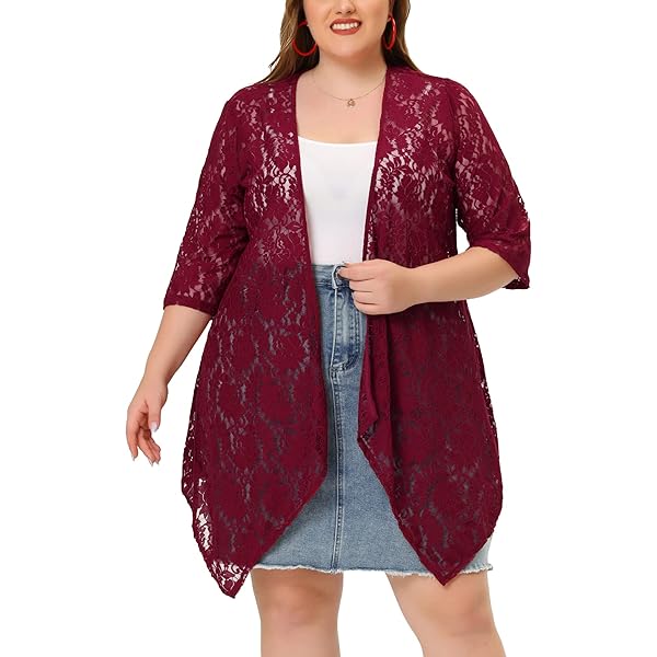 Chaquetas De Verano Mujer Cárdigan De Encaje Para Mujer Manga