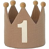 DCJHFJ Handmade Crown Hat 1st Birthday for Baby Boy Girl 1-3 Years Birthday Party Decoration Headband