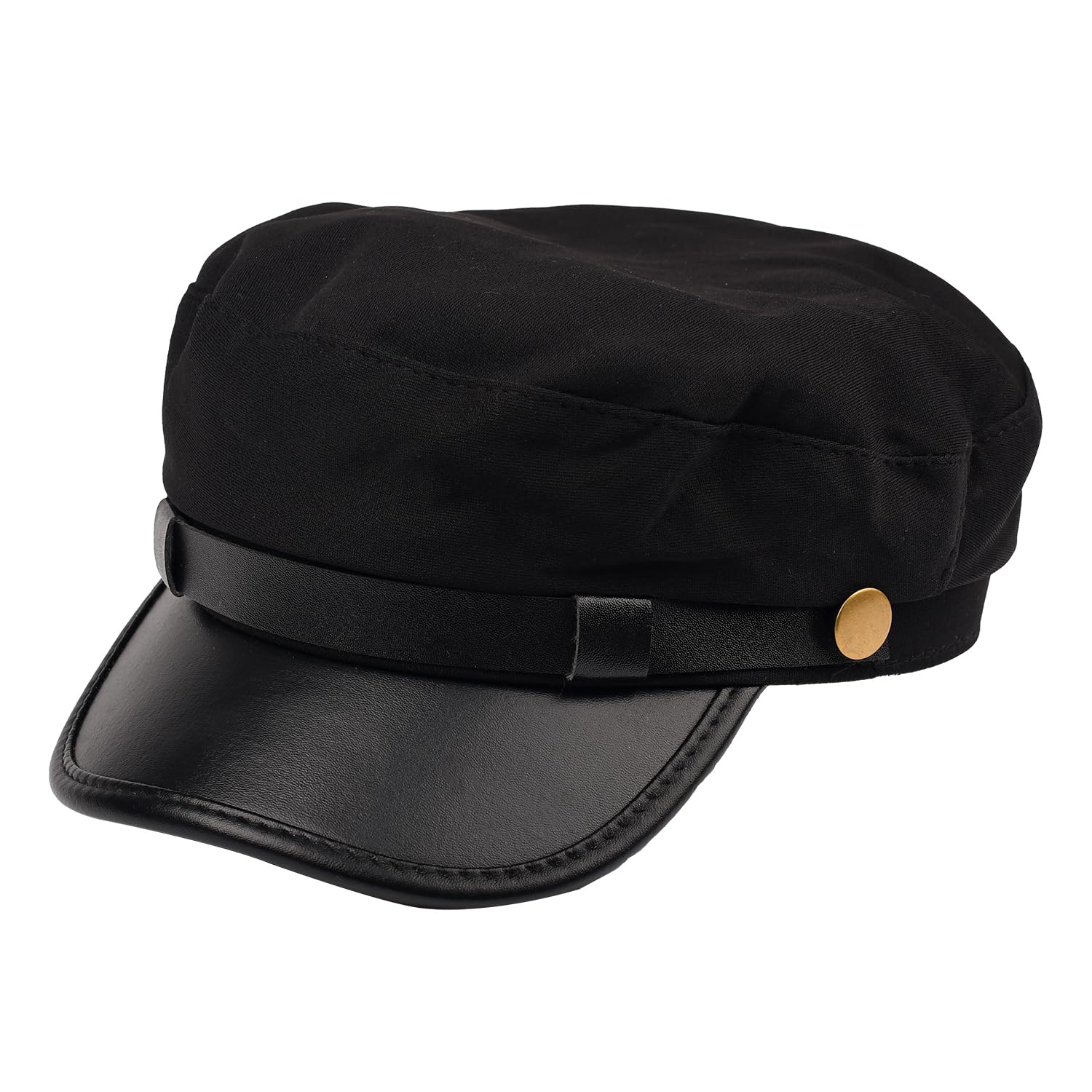 NAUZE Black Chauffeur Hat Limo Driver Hat Taxi Driver Theme Hat for Chauffeur Fancy Dress Festival Costume Accessory(Black) — image 1