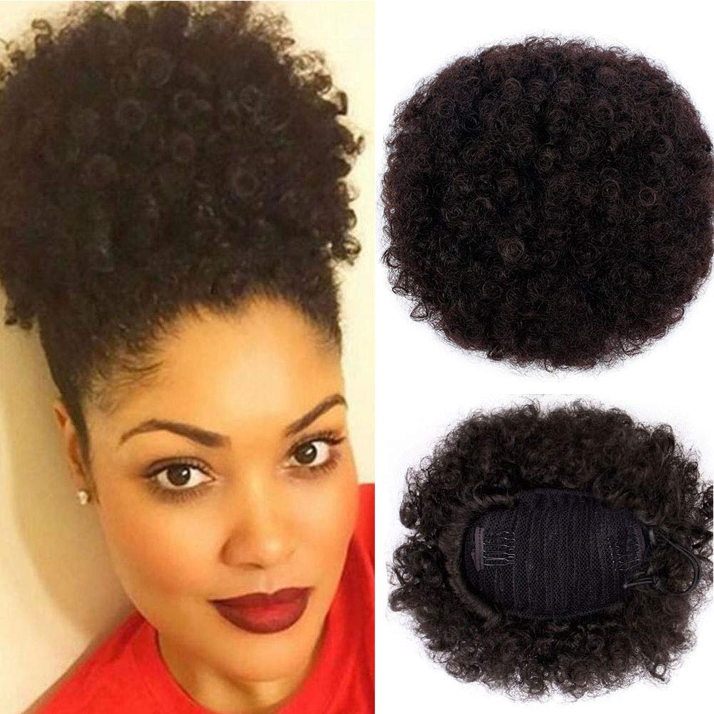 Amazon Com Aisi Queens Synthetic Afro Puff Drawstring Bun