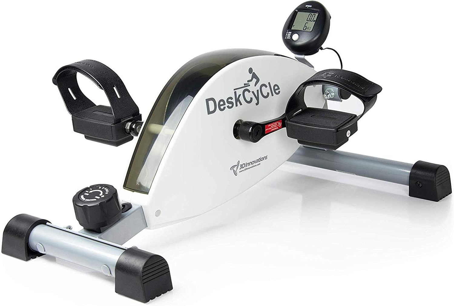 DeskCycle Desk Exercise Bike Pedal Exerciser, White by DeskCycle ...