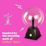 WICKED GIZMOS WG 8'' Plasma Ball Touch Sensitive Glass Lightning Sphere view 4