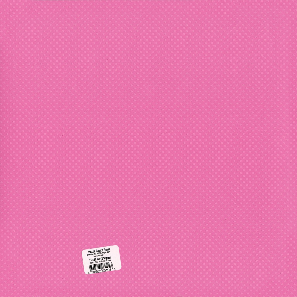 American Crafts Bazzill Basics Paper 25 ScrapBooking Sheets Dotted Slipper, Pink