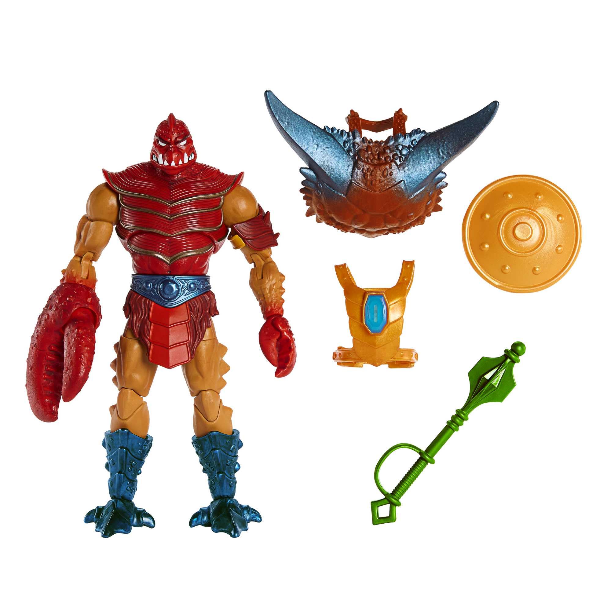 Masters of the Universe Masterverse 18cm Clawful New Eternia Action Figure with Combat Accessories and 30 Points of Articulation Toy for Kids 6+ Years HLB58