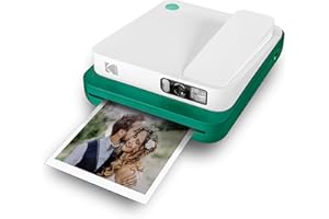 Zink KODAK Smile Classic Digital Instant Camera for 3.5 x 4.25 Zink Photo Paper - Bluetooth, 16MP Pictures (Green)
