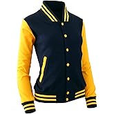 The-Tops Women's Baseball Jacket Varsity Cotton Letterman Jackets