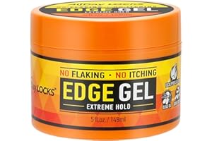 AllDay Locks Edge Gel (5 oz) | Extreme Hold, Moisturizing Edge Control Smoother | Eucalyptus, Rosemary, Olive Oil | No Frizz, Flakes, or Grease | Sleek 'n Slay Edge & Baby Hairs | 5 oz