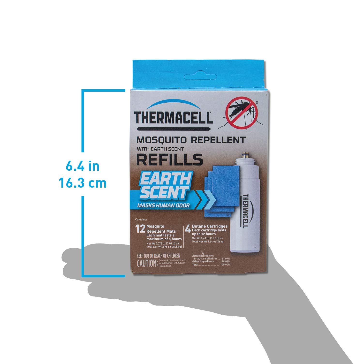Thermacell Earth Scent Mosquito Repellent Refills; Contains 12 Scented