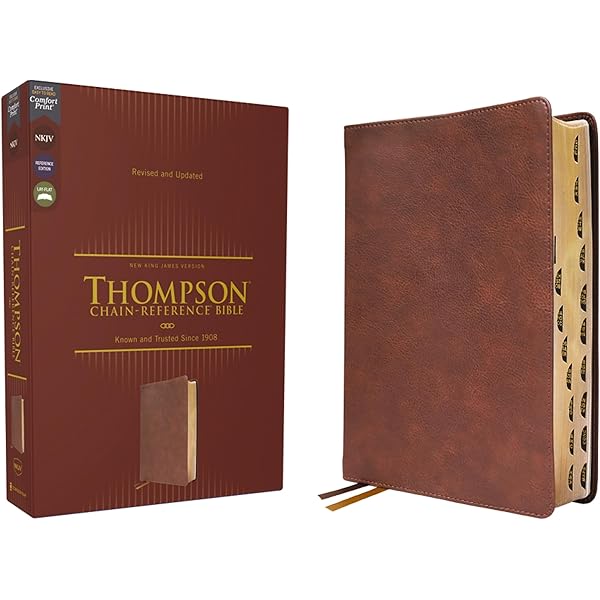 NKJV, Thompson Chain-Reference Bible, Large Print, Leathersoft