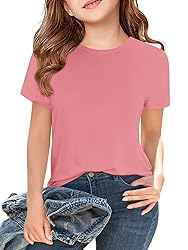 Girls Short Sleeve T Shirts Kids Summer Tops